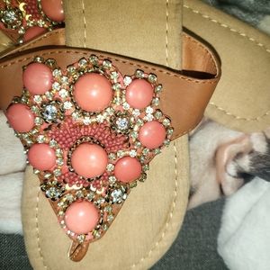 City trends gemstone sandals